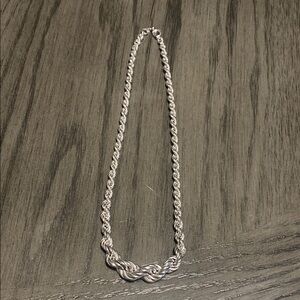 Gorgeous Sterling Silver Rope Chain!!